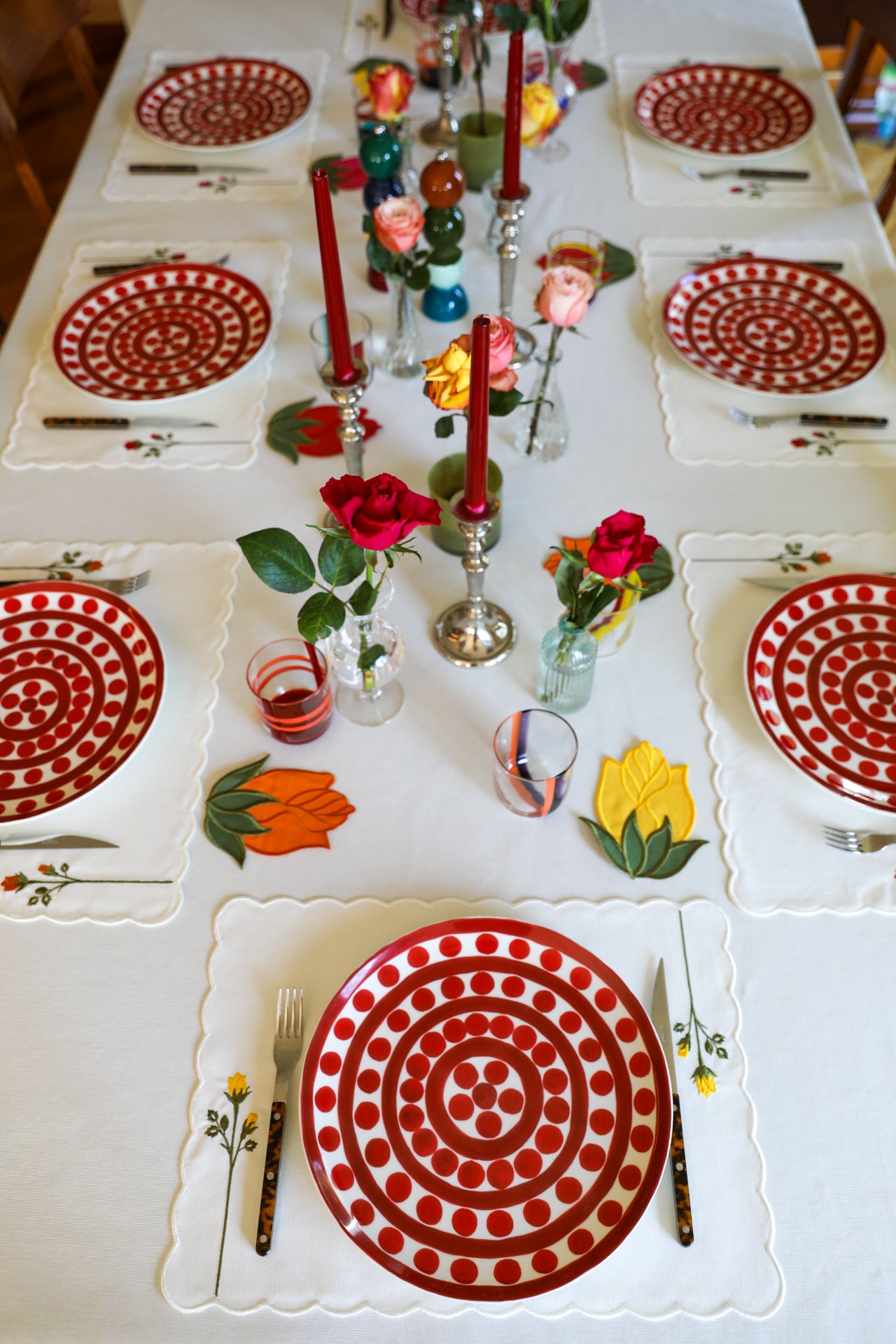 Colorful Rosie 4'lü Set