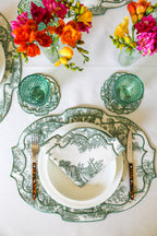 Emerald Toile 4'lü Bardak Altlığı