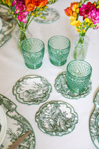 Emerald Toile 4'lü Bardak Altlığı