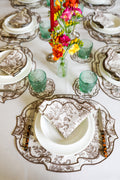 Green Wave Placemat + Napkin