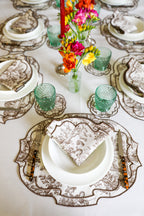 Green Wave Placemat + Napkin