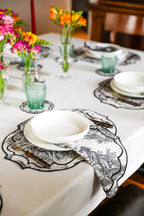 Lilly Red Scallop Napkin (Set of 2)