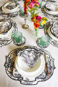 Green Wave Placemat + Napkin
