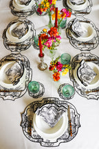 Green Wave Placemat + Napkin