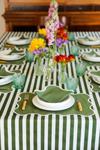 Ebony Toile Tablecloth