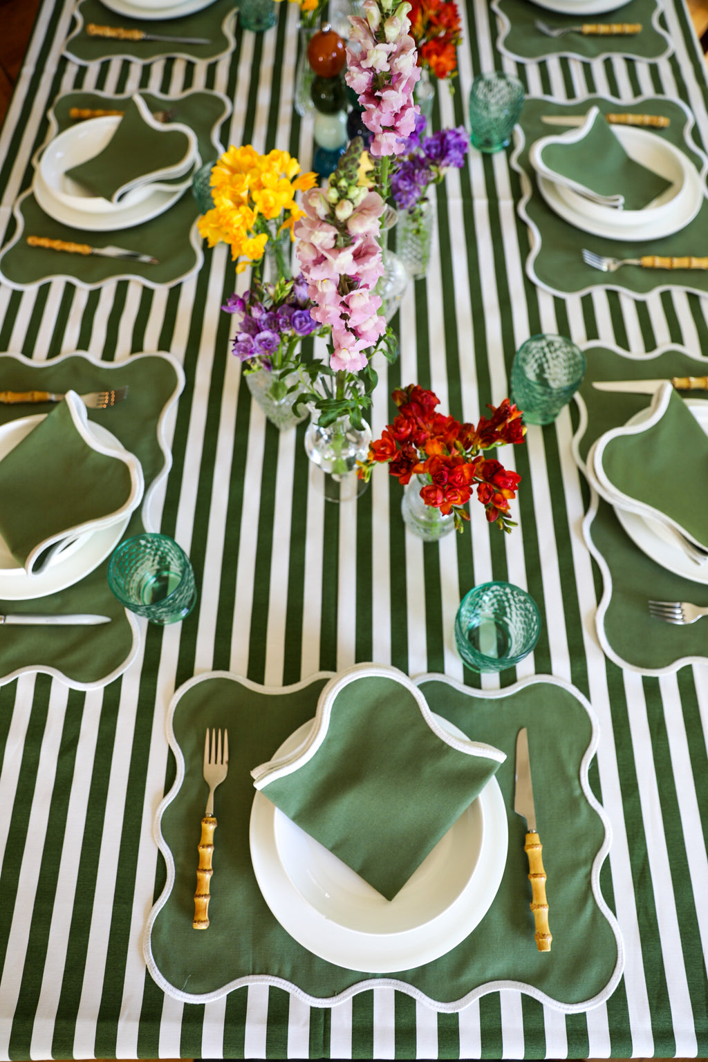 Ebony Toile Tablecloth