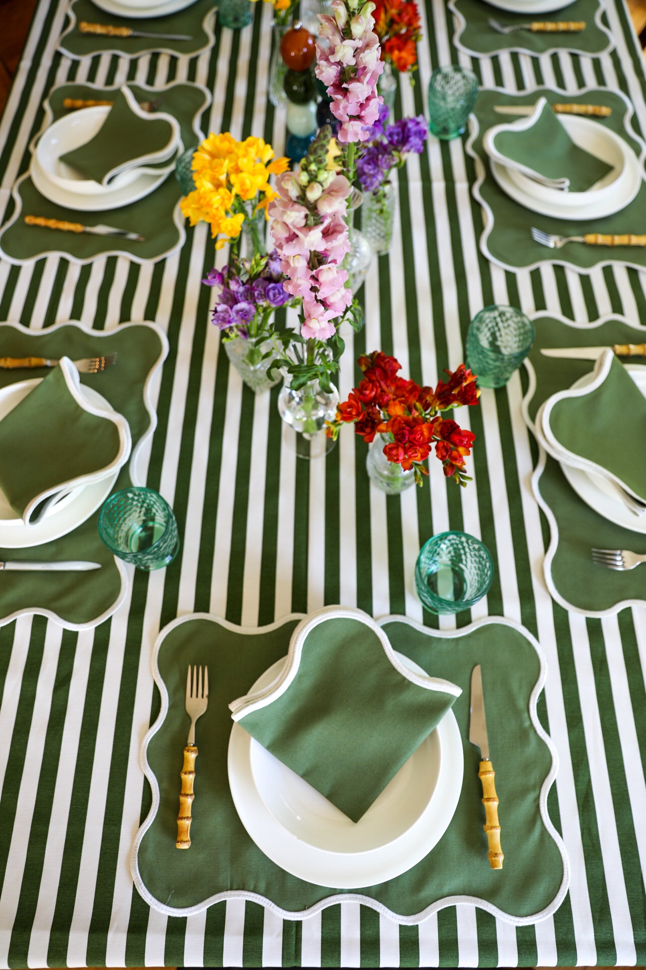 Ebony Toile Tablecloth