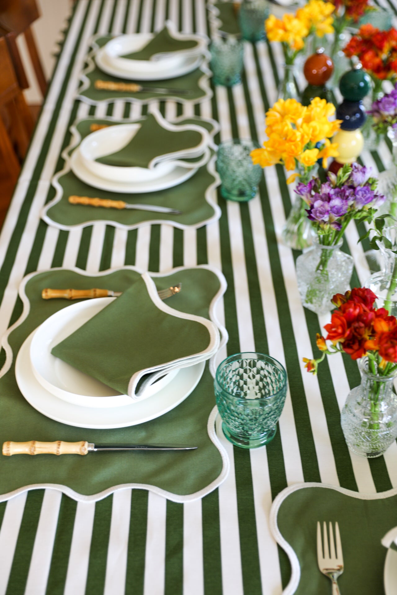 Ebony Toile Tablecloth