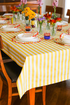 Ebony Toile Tablecloth