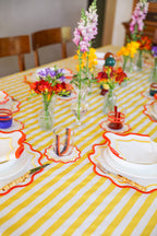 Ebony Toile Tablecloth