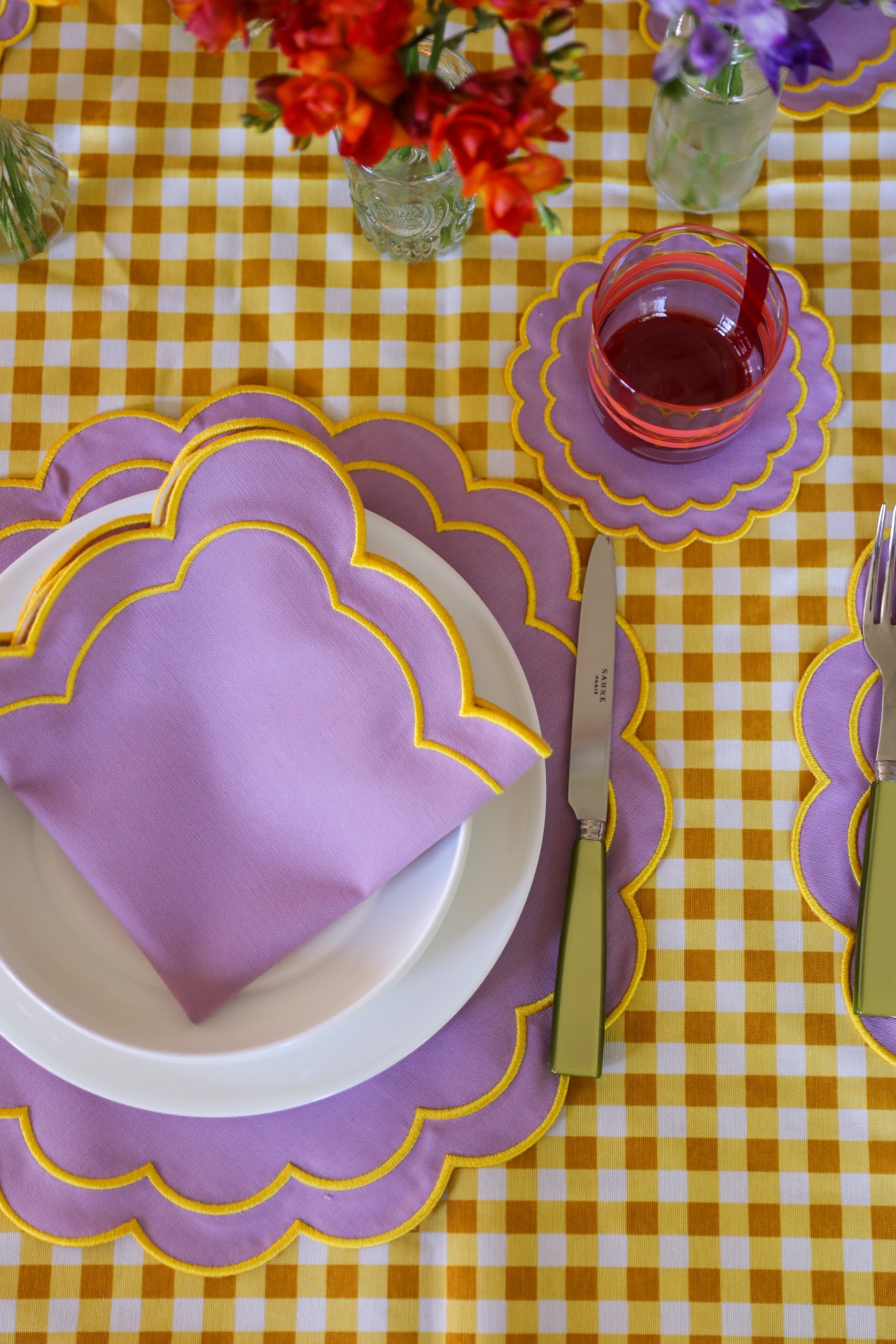 Ebony Toile Tablecloth