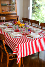 Ebony Toile Tablecloth