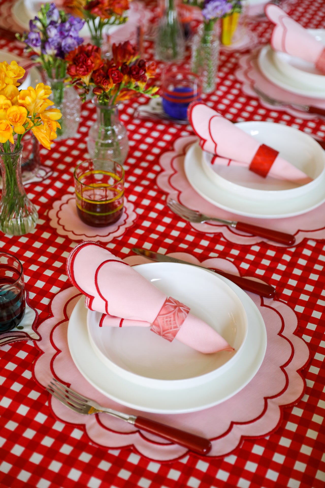 Ebony Toile Tablecloth