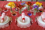 Ebony Toile Tablecloth
