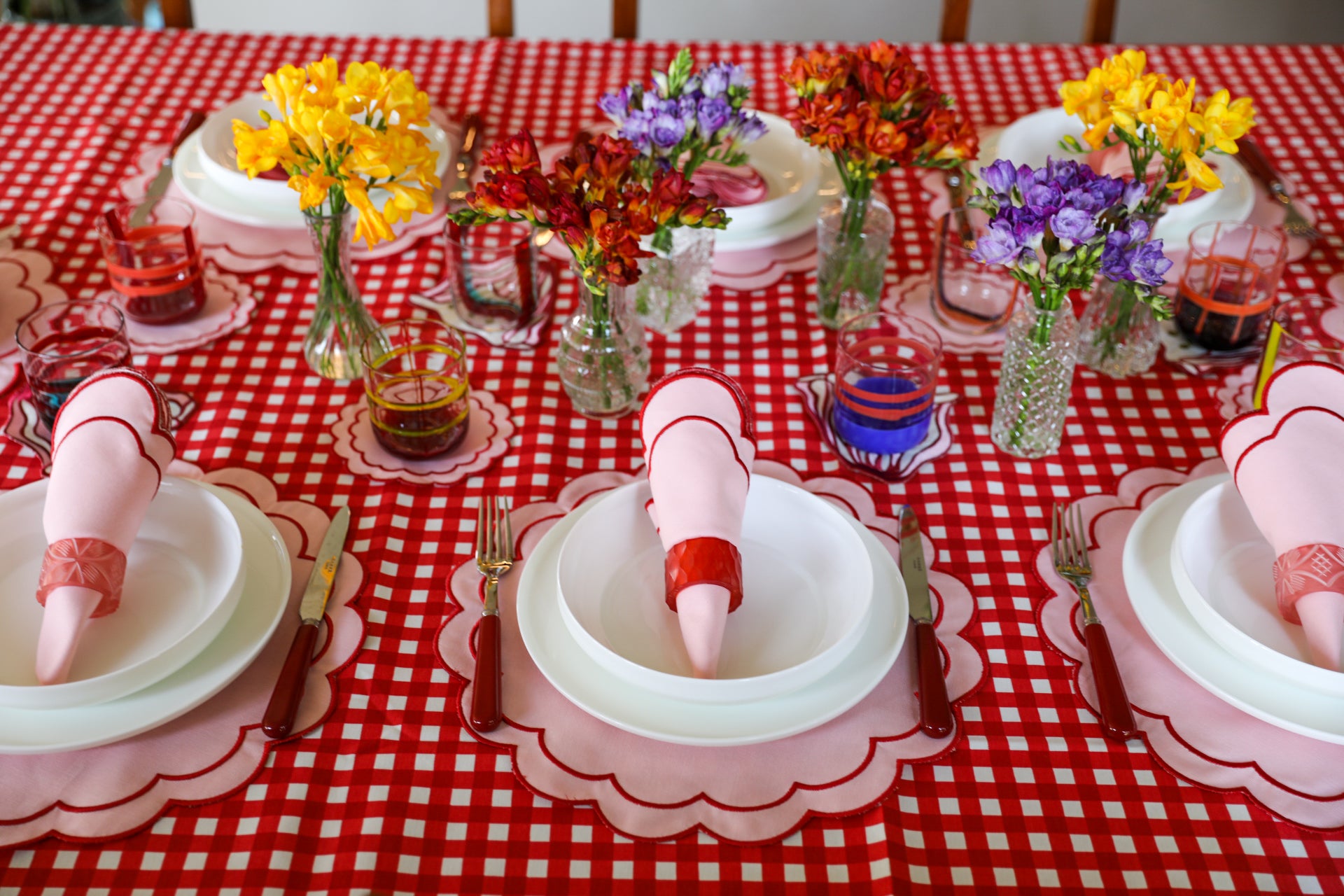Ebony Toile Tablecloth