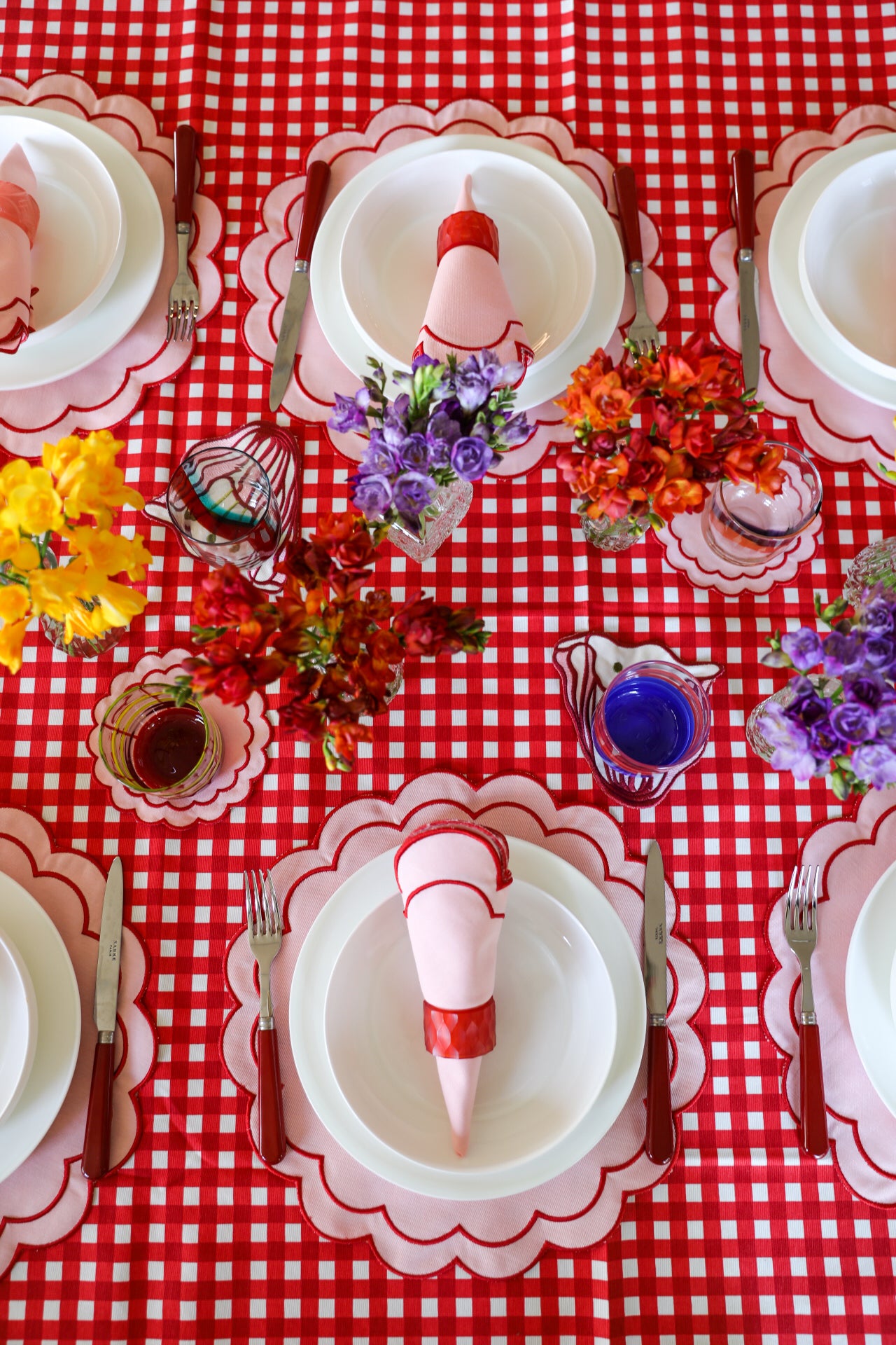 Ebony Toile Tablecloth