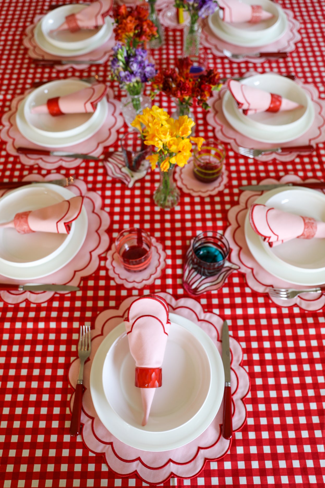 Ebony Toile Tablecloth