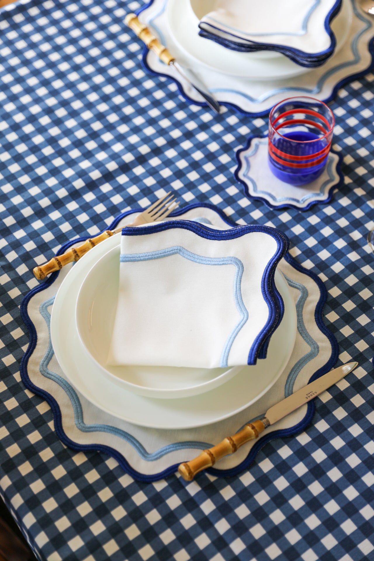 Green Wave Napkin (Set of 2)