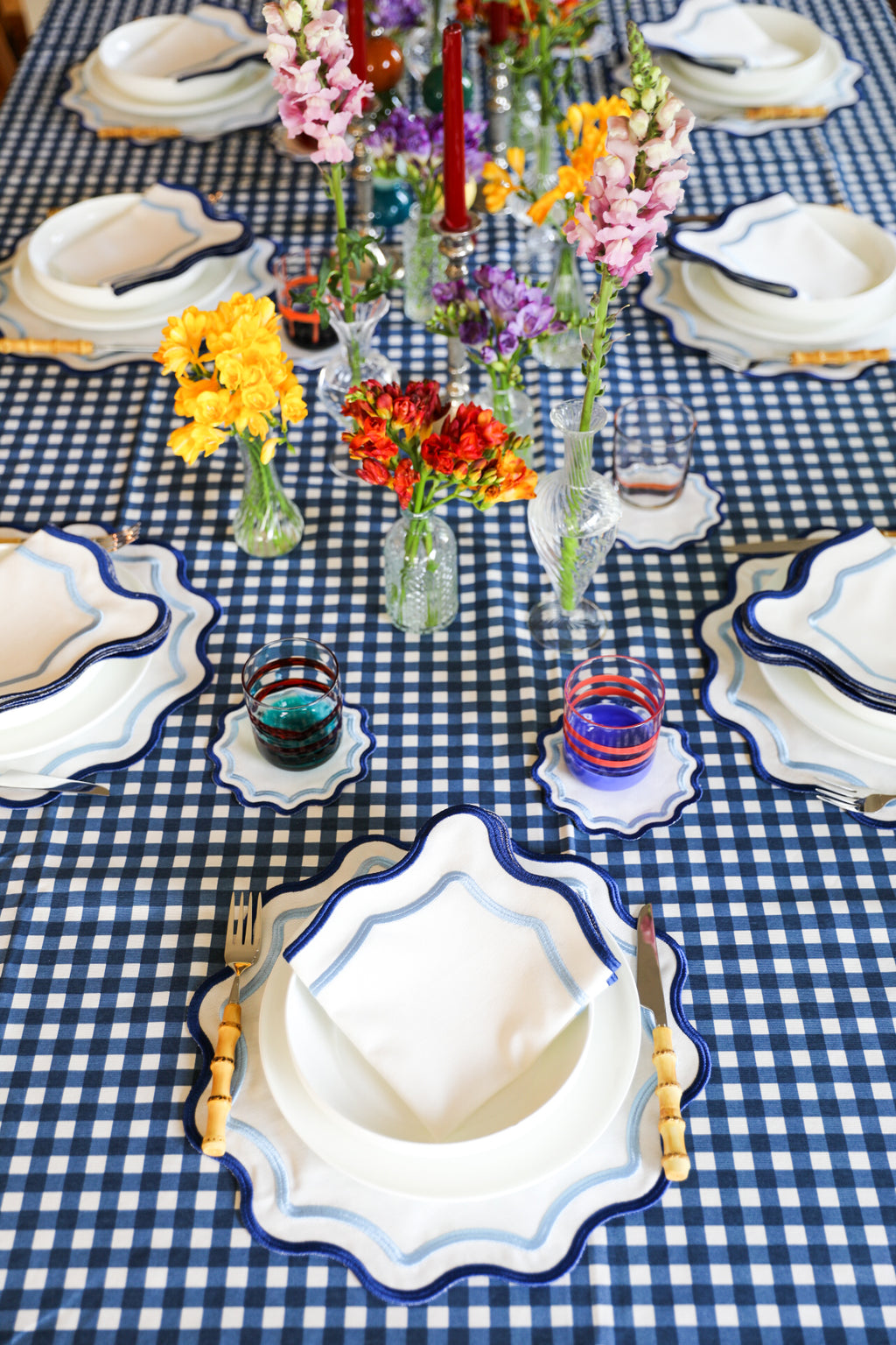 Ebony Toile Tablecloth