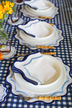 Green Wave Placemat + Napkin