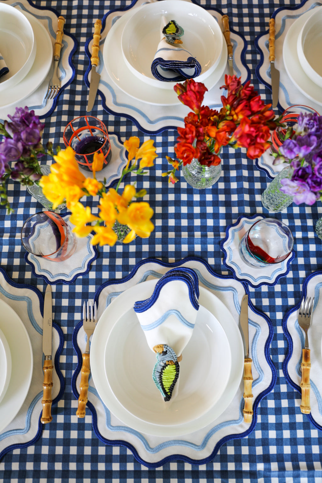 Ebony Toile Tablecloth