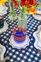 Green Wave Cocktail Napkin (Set of 4)