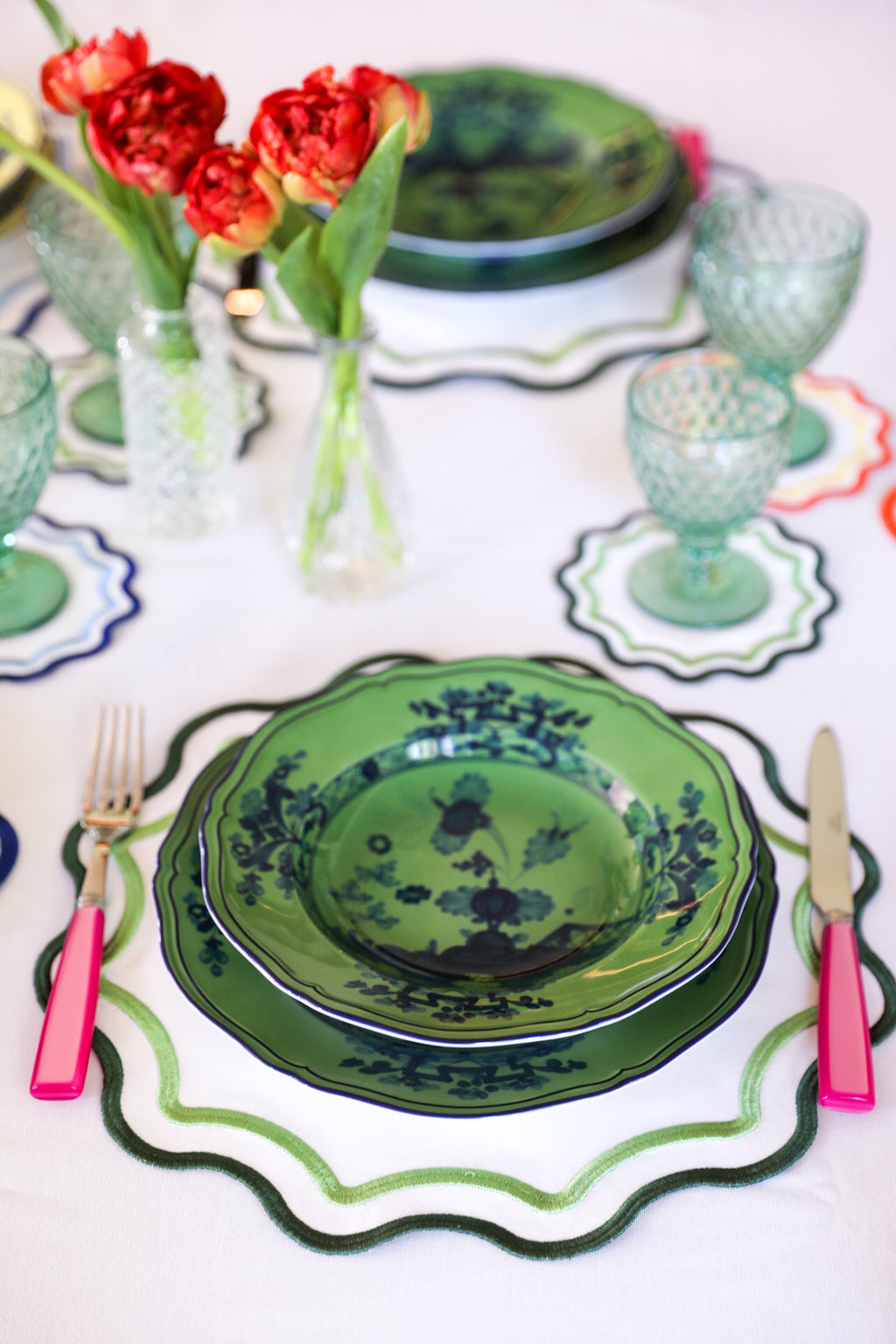Colorful Scallop Placemat (Set of 4)