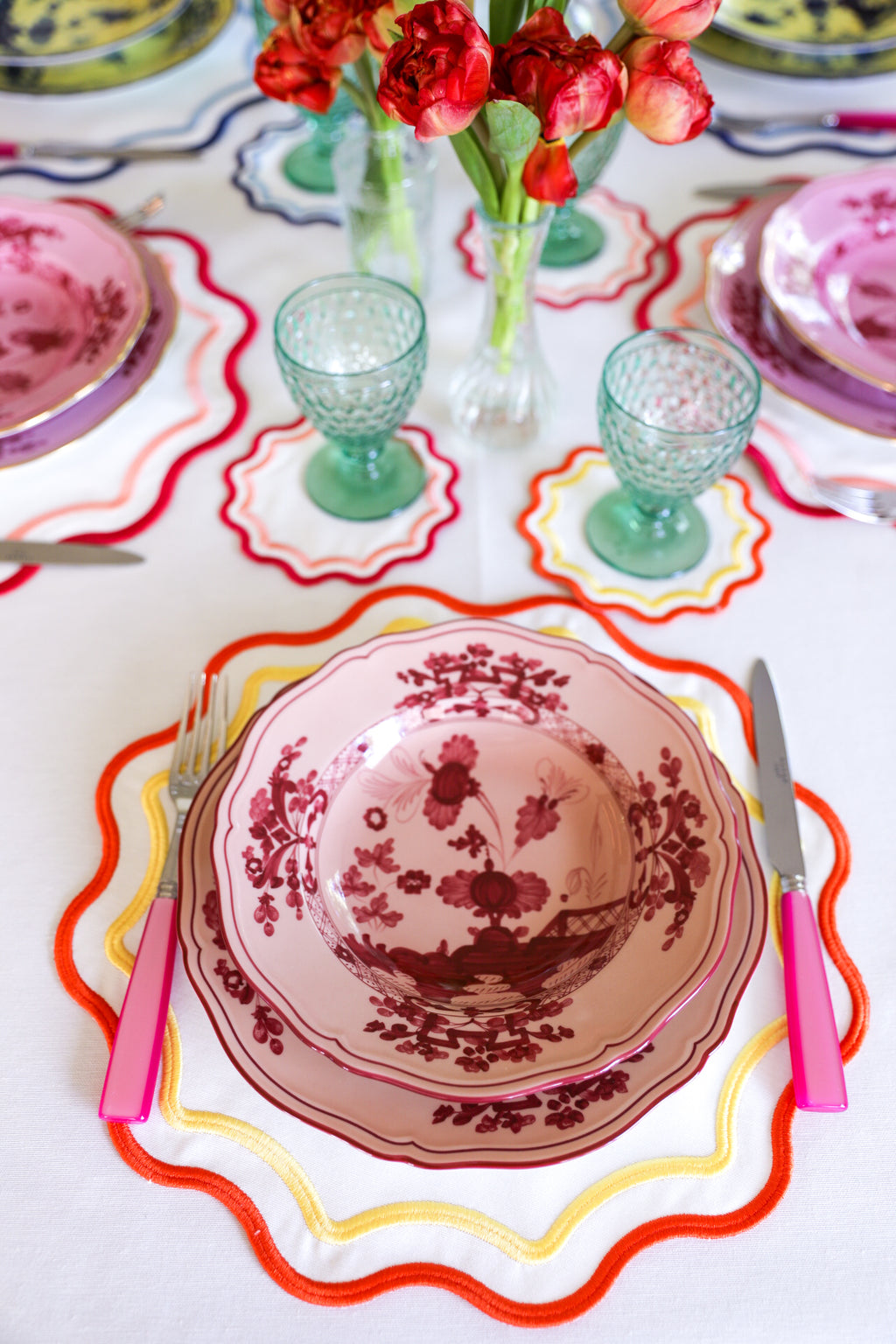 Colorful Scallop Placemat (Set of 4)