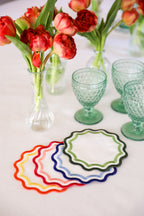 Green Wave Cocktail Napkin (Set of 4)