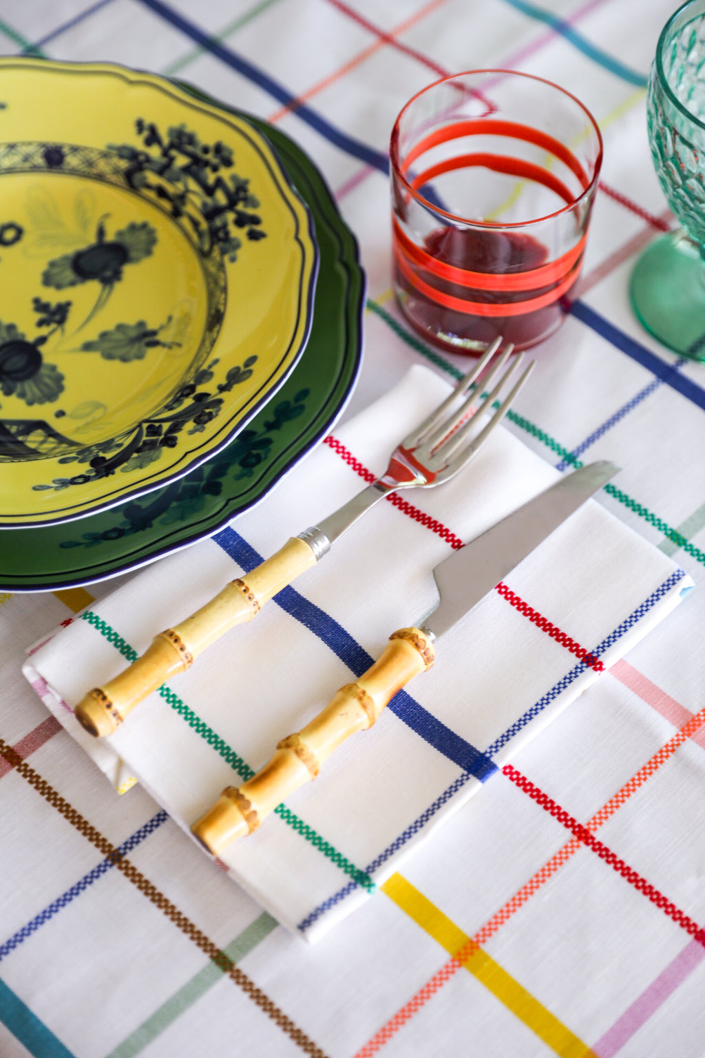 Green Wave Napkin (Set of 2)