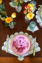 Gold Camellia Placemat + Coaster (Set of 4)