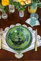 Gold Camellia Placemat + Coaster (Set of 4)