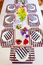 Green Wave Placemat + Napkin