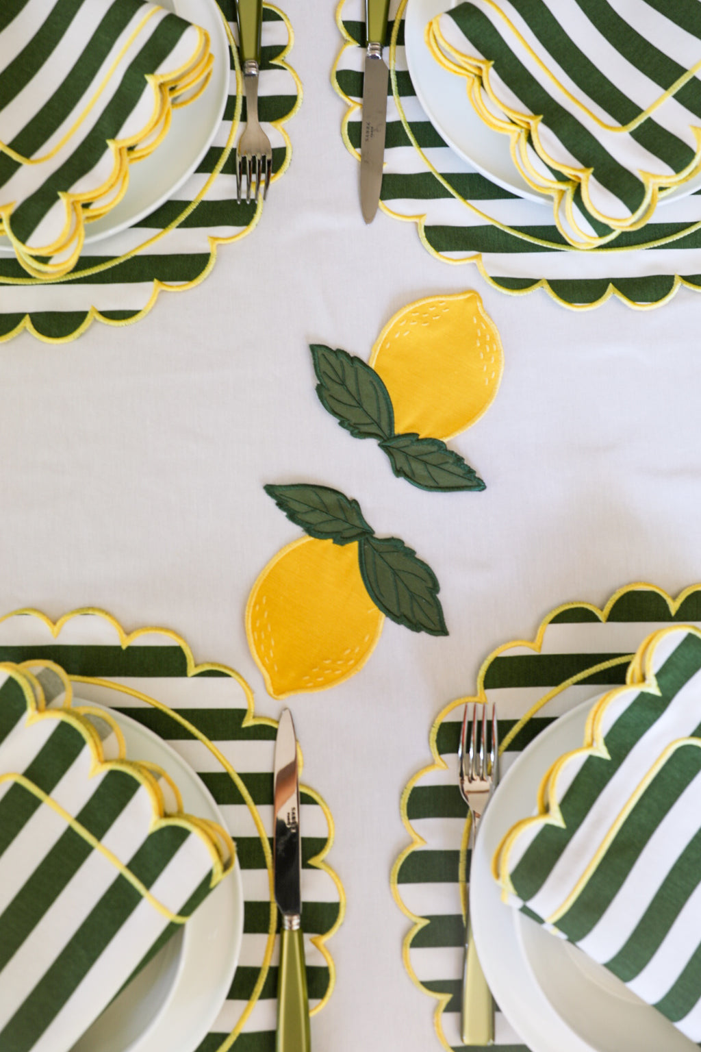 Lemon 4'lü Bardak Altlığı