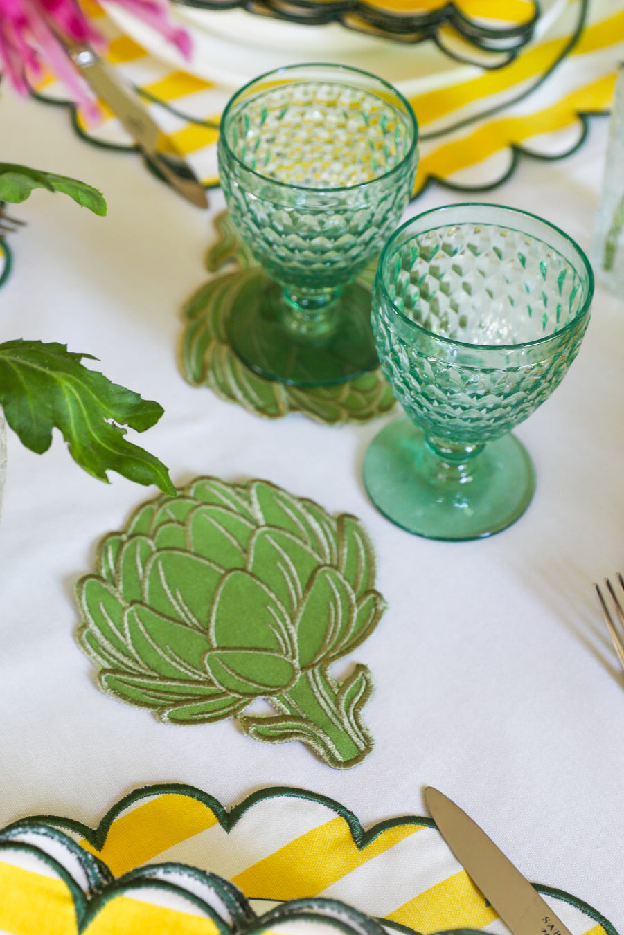 Artichoke 4'lü Bardak Altlığı