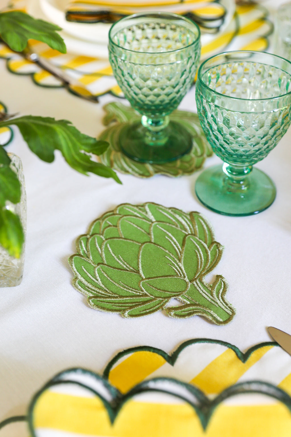 Artichoke 4'lü Bardak Altlığı