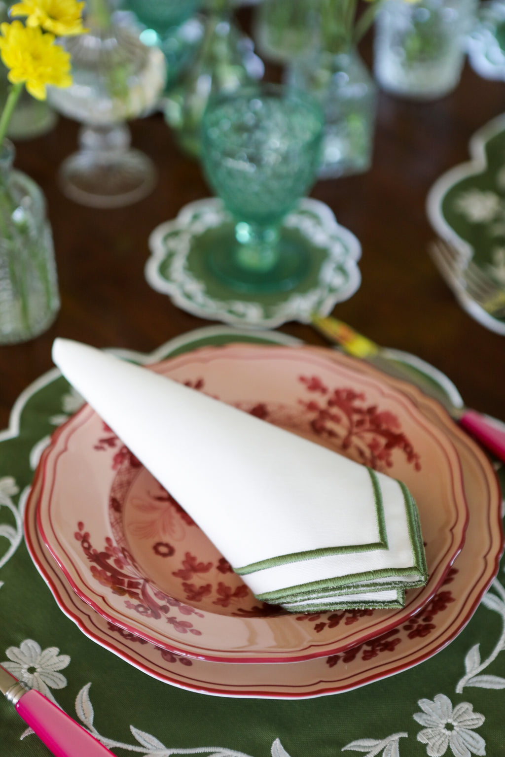 Green Wave Napkin (Set of 2)