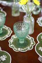 Green Wave Cocktail Napkin (Set of 4)
