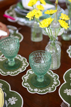 Green Wave Cocktail Napkin (Set of 4)