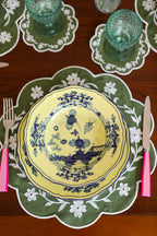 Gold Camellia Placemat + Coaster (Set of 4)