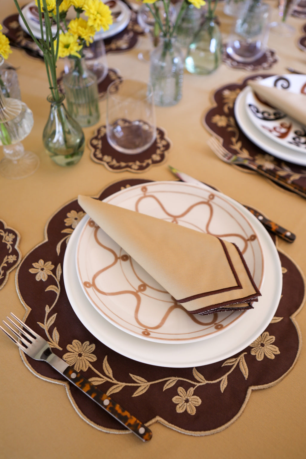Green Wave Napkin (Set of 2)