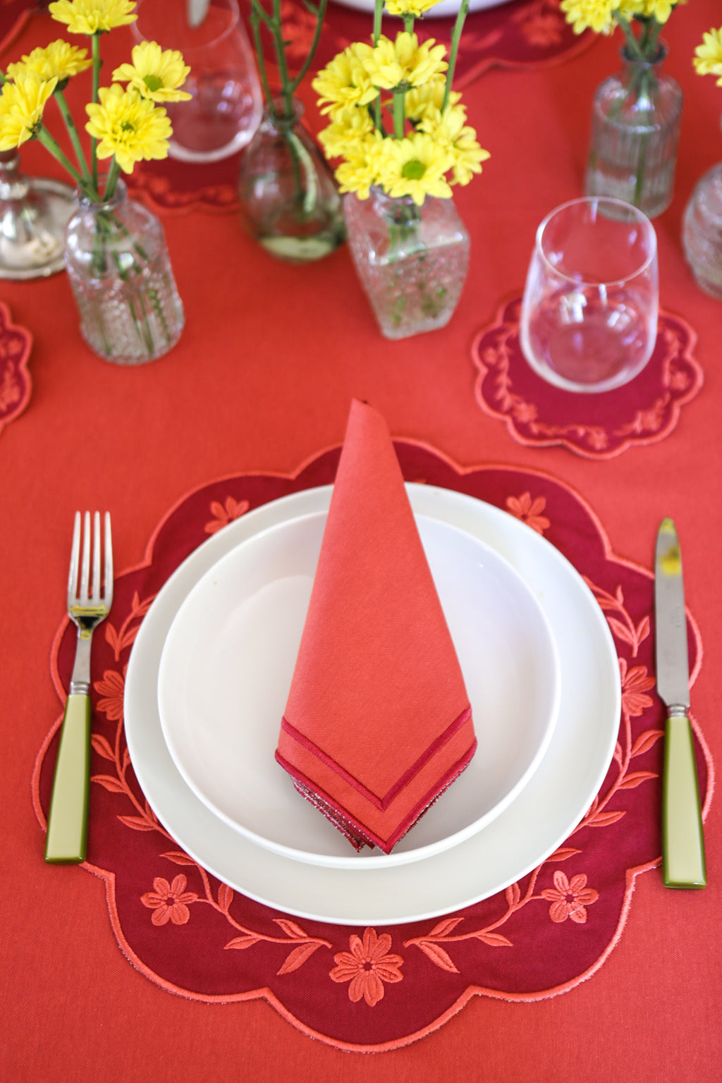 Green Wave Napkin (Set of 2)
