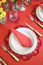 Green Wave Placemat + Napkin