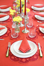 Green Wave Placemat + Napkin