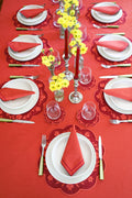 Green Wave Placemat + Napkin