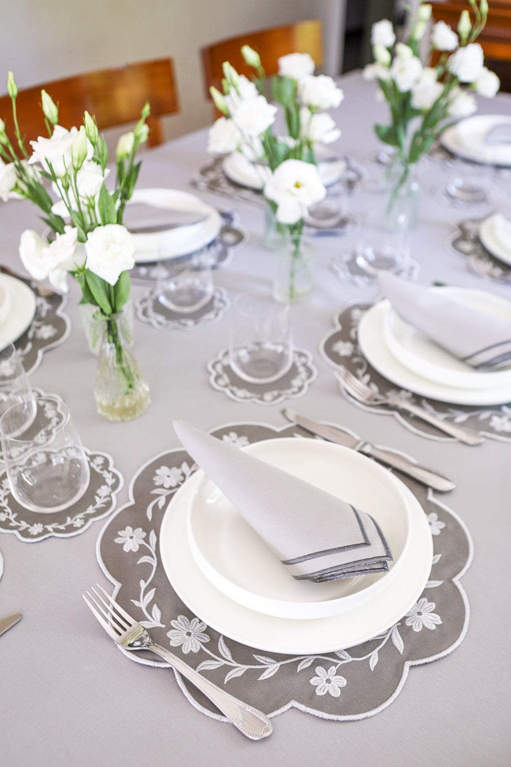 Green Wave Placemat + Napkin