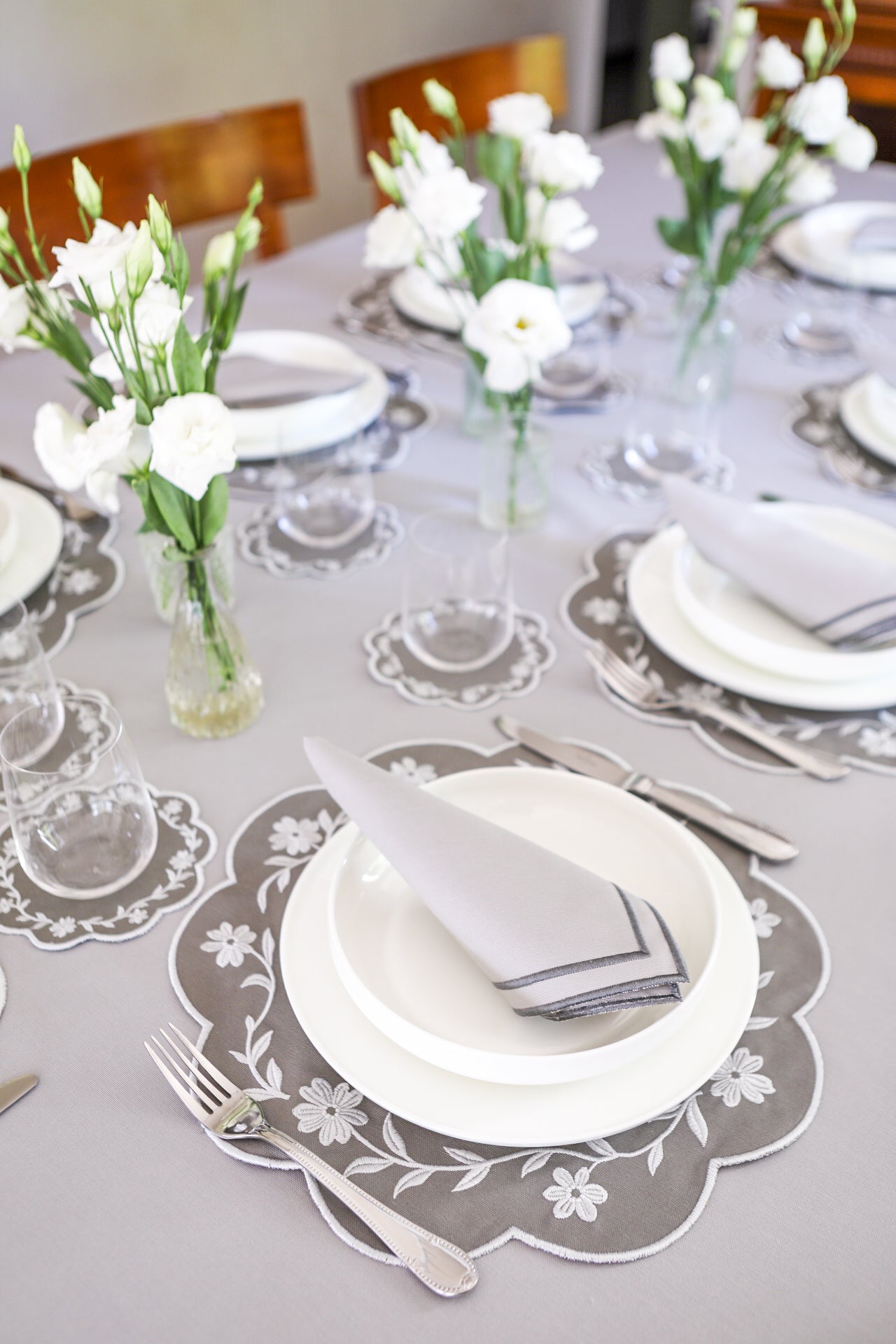Green Wave Placemat + Napkin