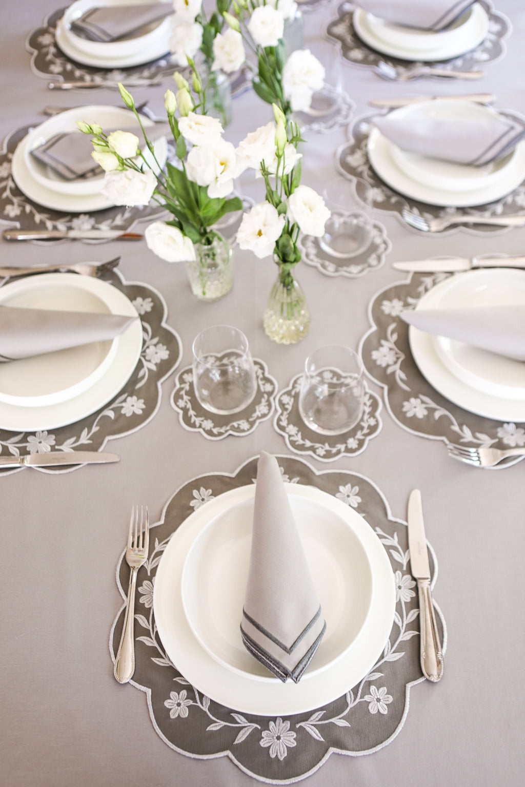 Green Wave Placemat + Napkin