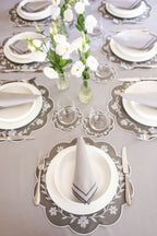 Green Wave Placemat + Napkin