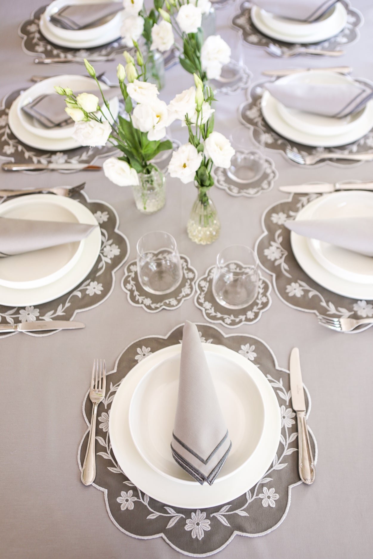 Green Wave Placemat + Napkin